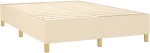 ΚΡΕΒΑΤΙ BOXSPRING ΜΕ ΣΤΡΩΜΑ & LED ΚΡΕΜ 140X190 ΕΚ. ΥΦΑΣΜΑΤΙΝΟ 3139114