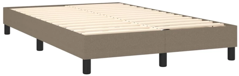 ΚΡΕΒΑΤΙ BOXSPRING ΜΕ ΣΤΡΩΜΑ TAUPE 120X200 ΕΚ. ΥΦΑΣΜΑΤΙΝΟ 3140205