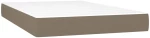 ΚΡΕΒΑΤΙ BOXSPRING ΜΕ ΣΤΡΩΜΑ TAUPE 120X200 ΕΚ. ΥΦΑΣΜΑΤΙΝΟ 3140205
