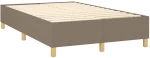 ΚΡΕΒΑΤΙ BOXSPRING ΜΕ ΣΤΡΩΜΑ TAUPE 120X200 ΕΚ. ΥΦΑΣΜΑΤΙΝΟ 3142405