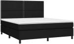 ΚΡΕΒΑΤΙ BOXSPRING ΜΕ ΣΤΡΩΜΑ ΜΑΥΡΟ 160X200 ΕΚ. ΥΦΑΣΜΑΤΙΝΟ 3141707