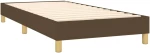 ΚΡΕΒΑΤΙ BOXSPRING ΜΕ ΣΤΡΩΜΑ ΣΚΟΥΡΟ ΚΑΦΕ 80X200 ΕΚ. ΥΦΑΣΜΑΤΙΝΟ 3127080