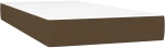 ΚΡΕΒΑΤΙ BOXSPRING ΜΕ ΣΤΡΩΜΑ ΣΚΟΥΡΟ ΚΑΦΕ 80X200 ΕΚ. ΥΦΑΣΜΑΤΙΝΟ 3127080