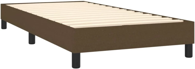 ΚΡΕΒΑΤΙ BOXSPRING ΜΕ ΣΤΡΩΜΑ ΣΚΟΥΡΟ ΚΑΦΕ 100X200 ΕΚ. ΥΦΑΣΜΑΤΙΝΟ 3129772