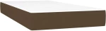 ΚΡΕΒΑΤΙ BOXSPRING ΜΕ ΣΤΡΩΜΑ ΣΚΟΥΡΟ ΚΑΦΕ 100X200 ΕΚ. ΥΦΑΣΜΑΤΙΝΟ 3129772