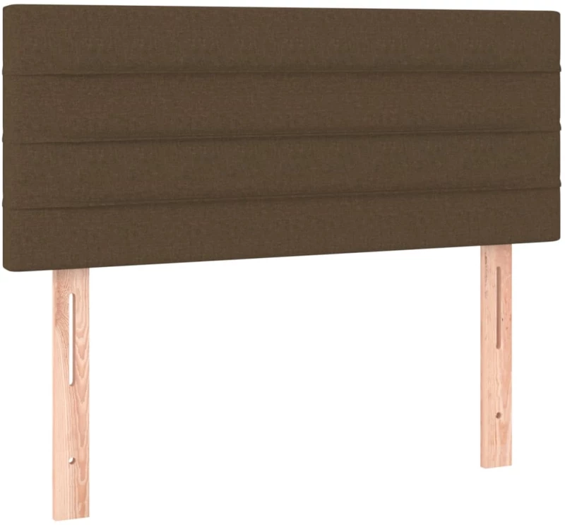ΚΡΕΒΑΤΙ BOXSPRING ΜΕ ΣΤΡΩΜΑ ΣΚΟΥΡΟ ΚΑΦΕ 100X200 ΕΚ. ΥΦΑΣΜΑΤΙΝΟ 3129772