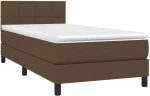 ΚΡΕΒΑΤΙ BOXSPRING ΜΕ ΣΤΡΩΜΑ & LED ΣΚ.ΚΑΦΕ 100X200 ΕΚ ΥΦΑΣΜΑΤΙΝΟ 3133136