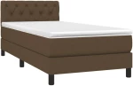 ΚΡΕΒΑΤΙ BOXSPRING ΜΕ ΣΤΡΩΜΑ & LED ΣΚ.ΚΑΦΕ 80X200 ΕΚ. ΥΦΑΣΜΑΤΙΝΟ 3133352