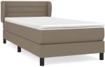 ΚΡΕΒΑΤΙ BOXSPRING ΜΕ ΣΤΡΩΜΑ TAUPE 80X200 ΕΚ. ΥΦΑΣΜΑΤΙΝΟ 3126281
