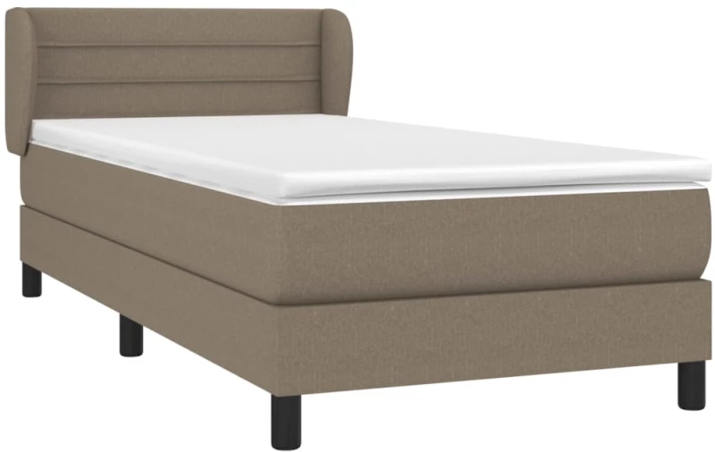 ΚΡΕΒΑΤΙ BOXSPRING ΜΕ ΣΤΡΩΜΑ TAUPE 80X200 ΕΚ. ΥΦΑΣΜΑΤΙΝΟ 3126281