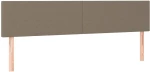 ΚΡΕΒΑΤΙ BOXSPRING ΜΕ ΣΤΡΩΜΑ TAUPE 80X200 ΕΚ. ΥΦΑΣΜΑΤΙΝΟ 3126281
