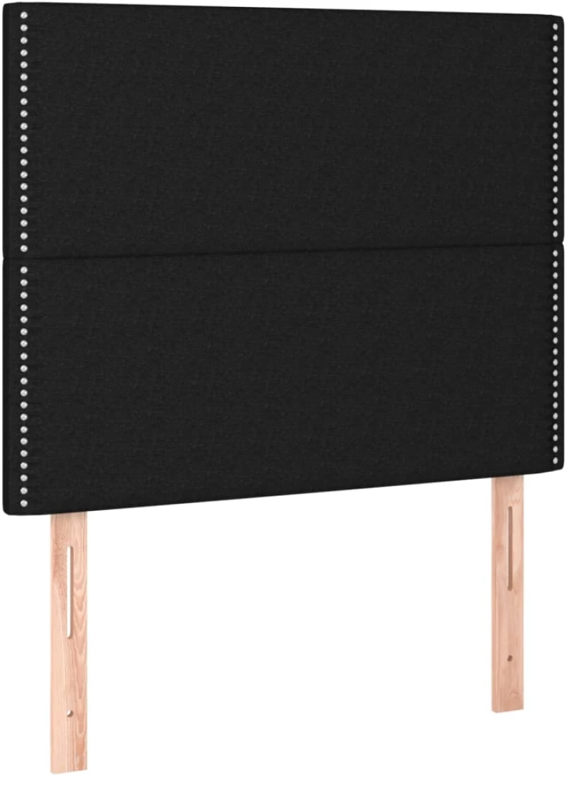 ΚΡΕΒΑΤΙ BOXSPRING ΜΕ ΣΤΡΩΜΑ & LED ΜΑΥΡΟ 120X200 ΕΚ. ΥΦΑΣΜΑΤΙΝΟ 3134783