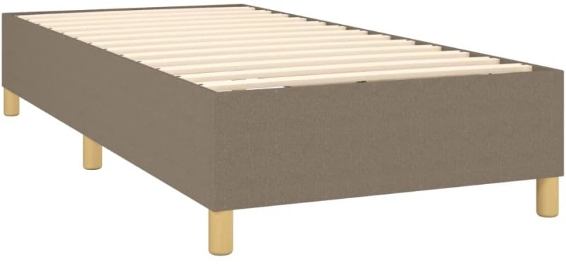 ΚΡΕΒΑΤΙ BOXSPRING ΜΕ ΣΤΡΩΜΑ & LED TAUPE 90X200 ΕΚ. ΥΦΑΣΜΑΤΙΝΟ 3135329