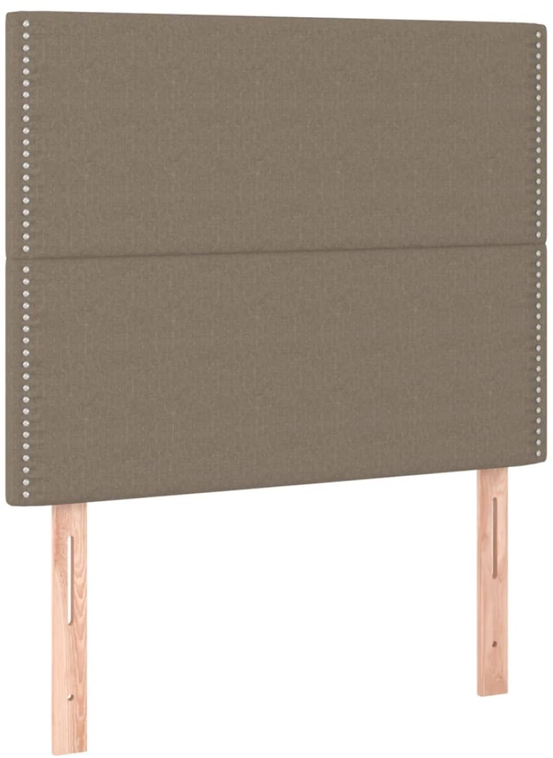 ΚΡΕΒΑΤΙ BOXSPRING ΜΕ ΣΤΡΩΜΑ & LED TAUPE 90X200 ΕΚ. ΥΦΑΣΜΑΤΙΝΟ 3135329
