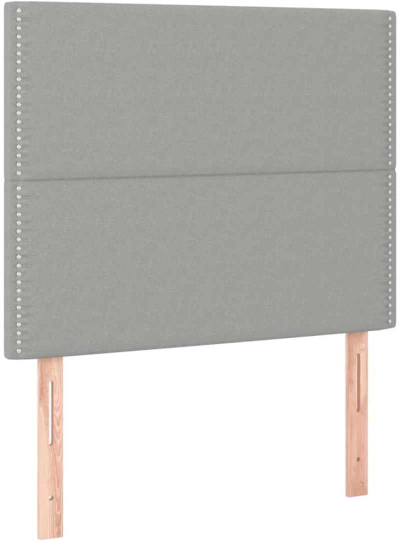 ΚΡΕΒΑΤΙ BOXSPRING ΜΕ ΣΤΡΩΜΑ ΑΝΟΙΧΤΟ ΓΚΡΙ 90X200 ΕΚ. ΥΦΑΣΜΑΤΙΝΟ 3137045