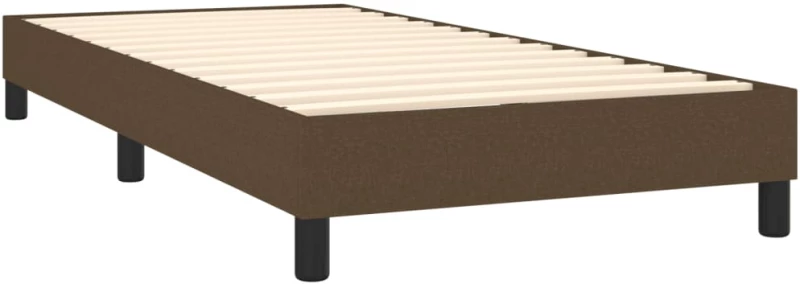 ΚΡΕΒΑΤΙ BOXSPRING ΜΕ ΣΤΡΩΜΑ ΣΚΟΥΡΟ ΚΑΦΕ 90X190 ΕΚ. ΥΦΑΣΜΑΤΙΝΟ 3140340