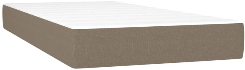 ΚΡΕΒΑΤΙ BOXSPRING ΜΕ ΣΤΡΩΜΑ TAUPE 80X200 ΕΚ. ΥΦΑΣΜΑΤΙΝΟ 3130309
