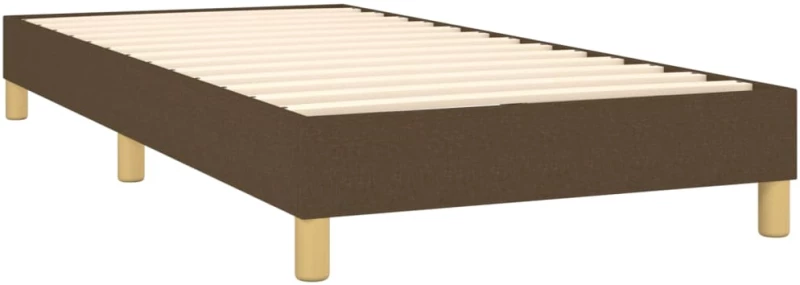 ΚΡΕΒΑΤΙ BOXSPRING ΜΕ ΣΤΡΩΜΑ ΣΚΟΥΡΟ ΚΑΦΕ 90X190 ΕΚ. ΥΦΑΣΜΑΤΙΝΟ 3127088