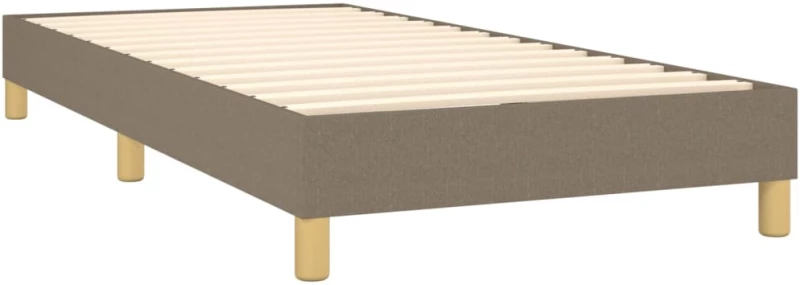 ΚΡΕΒΑΤΙ BOXSPRING ΜΕ ΣΤΡΩΜΑ TAUPE 80X200 ΕΚ. ΥΦΑΣΜΑΤΙΝΟ 3140893
