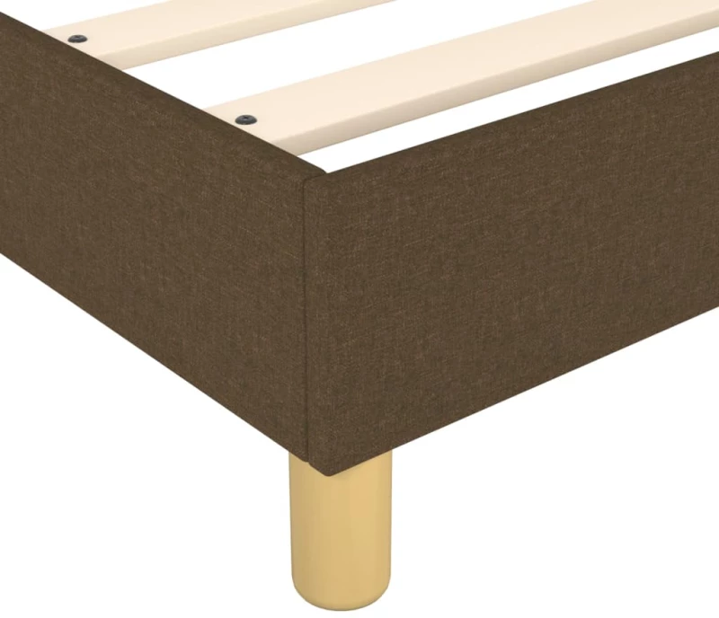 ΚΡΕΒΑΤΙ BOXSPRING ΜΕ ΣΤΡΩΜΑ ΣΚΟΥΡΟ ΚΑΦΕ 90X190 ΕΚ. ΥΦΑΣΜΑΤΙΝΟ 3144138