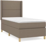 ΚΡΕΒΑΤΙ BOXSPRING ΜΕ ΣΤΡΩΜΑ TAUPE 90X190 ΕΚ.ΥΦΑΣΜΑΤΙΝΟ 3131877