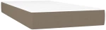ΚΡΕΒΑΤΙ BOXSPRING ΜΕ ΣΤΡΩΜΑ TAUPE 90X190 ΕΚ.ΥΦΑΣΜΑΤΙΝΟ 3131877