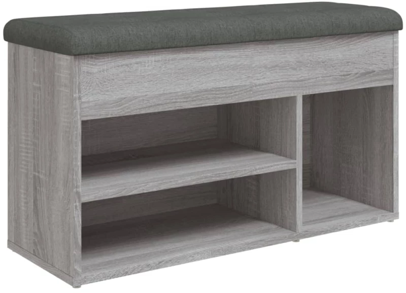ΠΑΠΟΥΤΣΟΘΗΚΗ ΓΚΡΙ SONOMA 82X32X45,5 ΕΚ. ΑΠΟ ΕΠΕΞΕΡΓΑΣΜΕΝΟ ΞΥΛΟ 835031