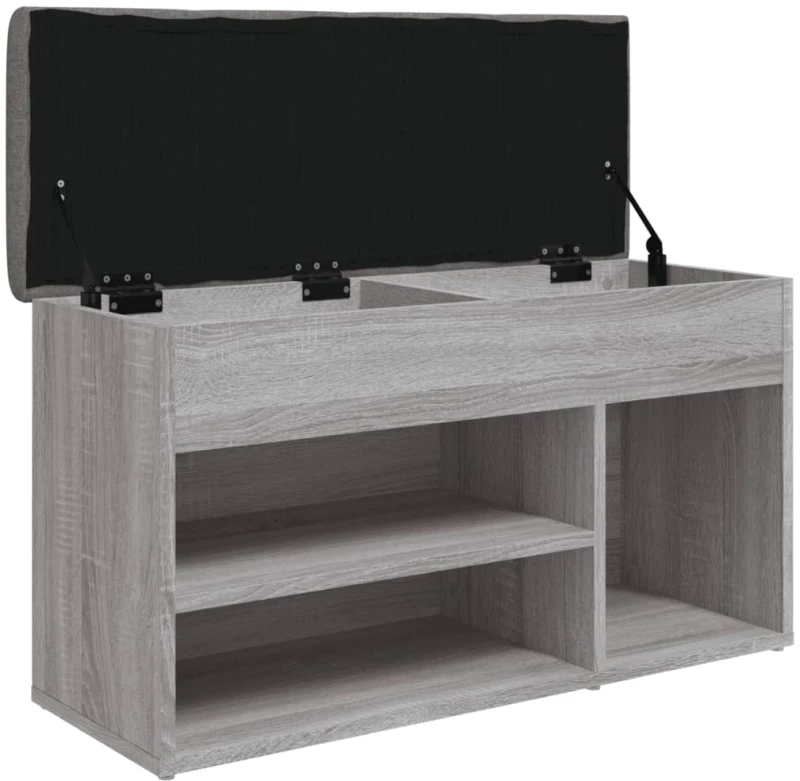 ΠΑΠΟΥΤΣΟΘΗΚΗ ΓΚΡΙ SONOMA 82X32X45,5 ΕΚ. ΑΠΟ ΕΠΕΞΕΡΓΑΣΜΕΝΟ ΞΥΛΟ 835031