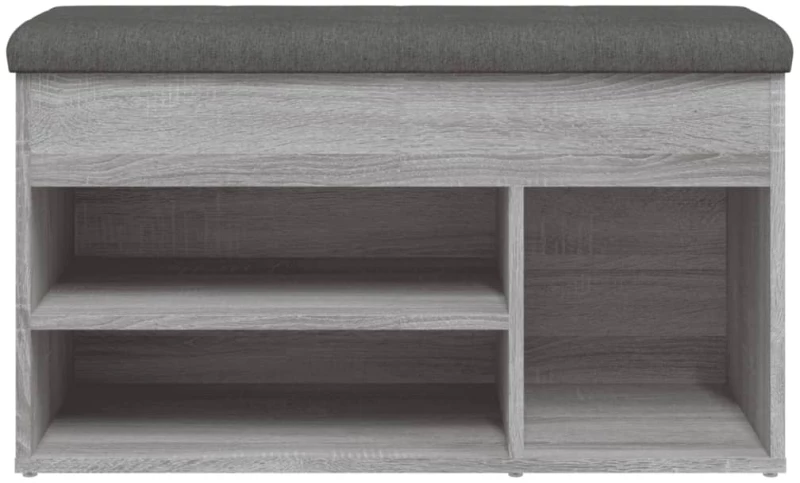 ΠΑΠΟΥΤΣΟΘΗΚΗ ΓΚΡΙ SONOMA 82X32X45,5 ΕΚ. ΑΠΟ ΕΠΕΞΕΡΓΑΣΜΕΝΟ ΞΥΛΟ 835031