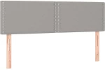 ΚΡΕΒΑΤΙ BOXSPRING ΜΕ ΣΤΡΩΜΑ ΑΝΟΙΧΤΟ ΓΚΡΙ 140X190 ΕΚ. ΥΦΑΣΜΑΤΙΝΟ 3129625
