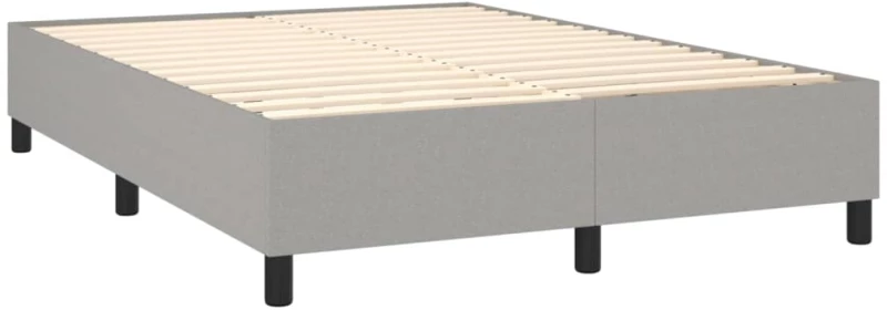 ΚΡΕΒΑΤΙ BOXSPRING ΜΕ ΣΤΡΩΜΑ & LED ΑΝ.ΓΚΡΙ 140X190ΕΚ. ΥΦΑΣΜΑΤΙΝΟ 3138229