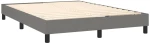 ΚΡΕΒΑΤΙ BOXSPRING ΜΕ ΣΤΡΩΜΑ ΣΚΟΥΡΟ ΓΚΡΙ 140X200 ΕΚ ΥΦΑΣΜΑΤΙΝΟ 3139978