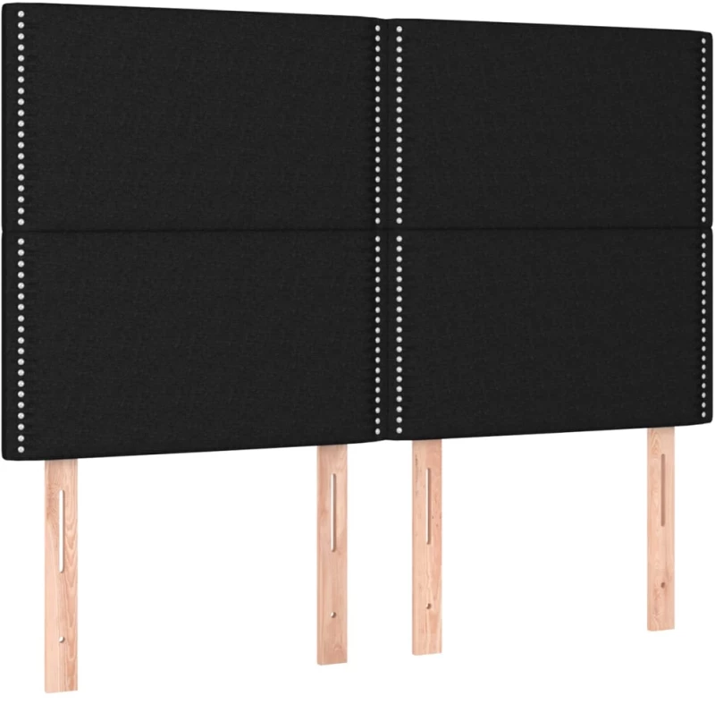ΚΡΕΒΑΤΙ BOXSPRING ΜΕ ΣΤΡΩΜΑ & LED ΜΑΥΡΟ 140X190 ΕΚ. ΥΦΑΣΜΑΤΙΝΟ 3134791