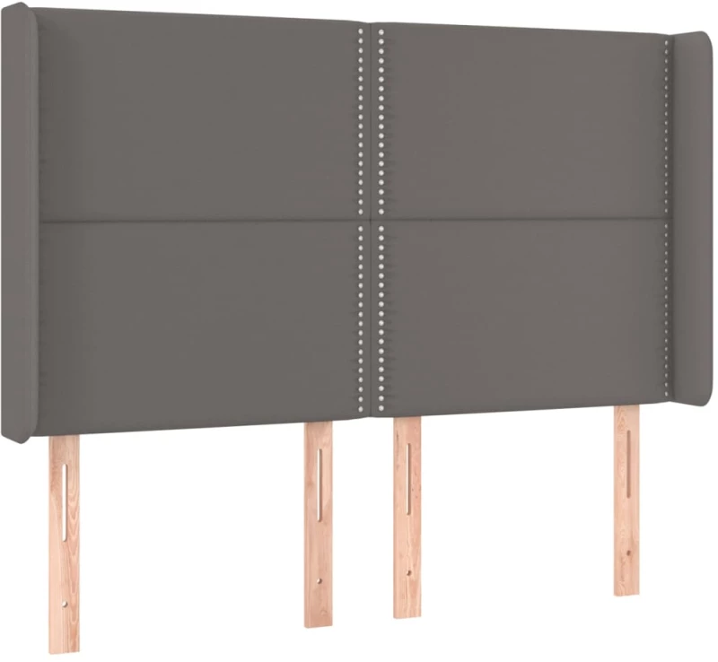 ΚΡΕΒΑΤΙ BOXSPRING ΜΕ ΣΤΡΩΜΑ & LED ΓΚΡΙ 140X200 ΕΚ. ΣΥΝΘ. ΔΕΡΜΑ 3139329