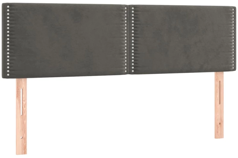 ΚΡΕΒΑΤΙ BOXSPRING ΜΕ ΣΤΡΩΜΑ & LED ΣΚ. ΓΚΡΙ 140X200ΕΚ. ΒΕΛΟΥΔΙΝΟ 3134346