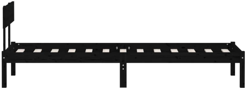ΠΛΑΙΣΙΟ ΚΡΕΒΑΤΙΟΥ ΜΑΥΡΟ 75X190 ΕΚ. ΜΑΣΙΦ ΠΕΥΚΟ UK SMALL SINGLE 810111