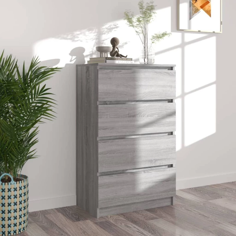 ΣΥΡΤΑΡΙΕΡΑ ΓΚΡΙ SONOMA 60X35X98,5 ΕΚ. ΑΠΟ ΕΠΕΞΕΡΓΑΣΜΕΝΟ ΞΥΛΟ 815076