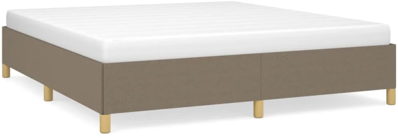 ΠΛΑΙΣΙΟ ΚΡΕΒΑΤΙΟΥ TAUPE 160X200 ΕΚ. ΥΦΑΣΜΑΤΙΝΟ 347177