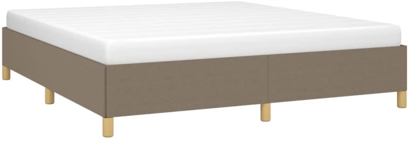 ΠΛΑΙΣΙΟ ΚΡΕΒΑΤΙΟΥ TAUPE 160X200 ΕΚ. ΥΦΑΣΜΑΤΙΝΟ 347177