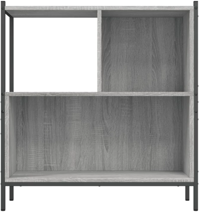 ΒΙΒΛΙΟΘΗΚΗ ΓΚΡΙ SONOMA 72 X 28 X 77,5ΕΚ. ΑΠΟ ΕΠΕΞΕΡΓΑΣΜΕΝΟ ΞΥΛΟ 838881