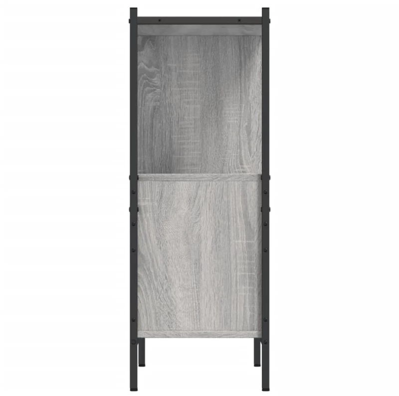 ΒΙΒΛΙΟΘΗΚΗ ΓΚΡΙ SONOMA 72 X 28 X 77,5ΕΚ. ΑΠΟ ΕΠΕΞΕΡΓΑΣΜΕΝΟ ΞΥΛΟ 838881