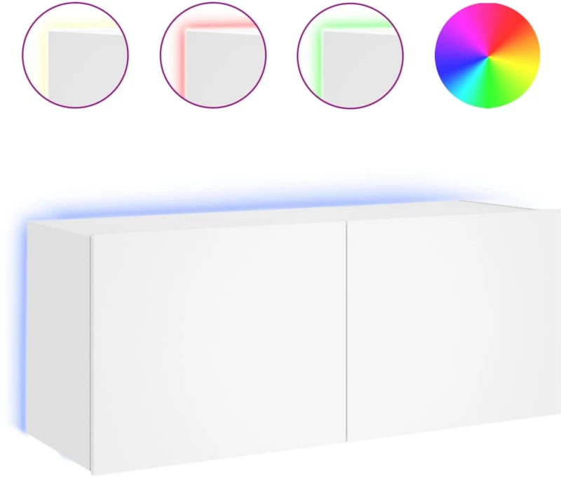 ΈΠΙΠΛΟ ΤΟΙΧΟΥ ΤΗΛΕΟΡΑΣΗΣ ΜΕ LED ΛΕΥΚΟ 100X35X41 ΕΚ. 837323