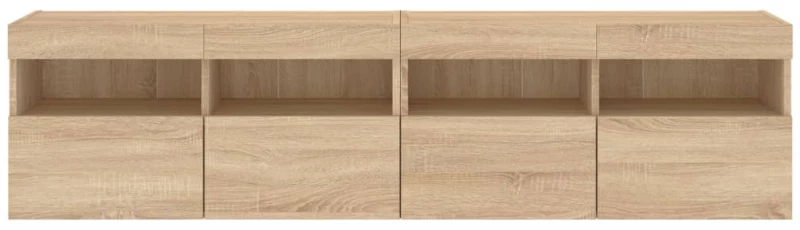 ΈΠΙΠΛΑ ΤΟΙΧΟΥ ΤΗΛ. ΜΕ LED 2 ΤΕΜ. SONOMA ΔΡΥΣ 80X30X40 ΕΚ. 837202