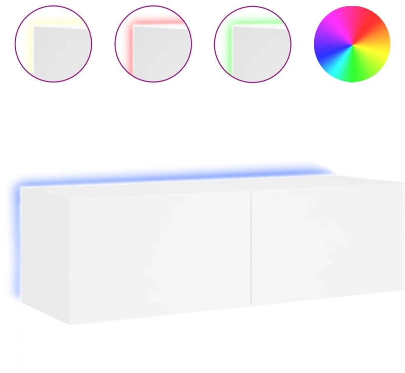 ΈΠΙΠΛΟ ΤΟΙΧΟΥ ΤΗΛΕΟΡΑΣΗΣ ΜΕ LED ΛΕΥΚΟ 100X35X31 ΕΚ. 837295