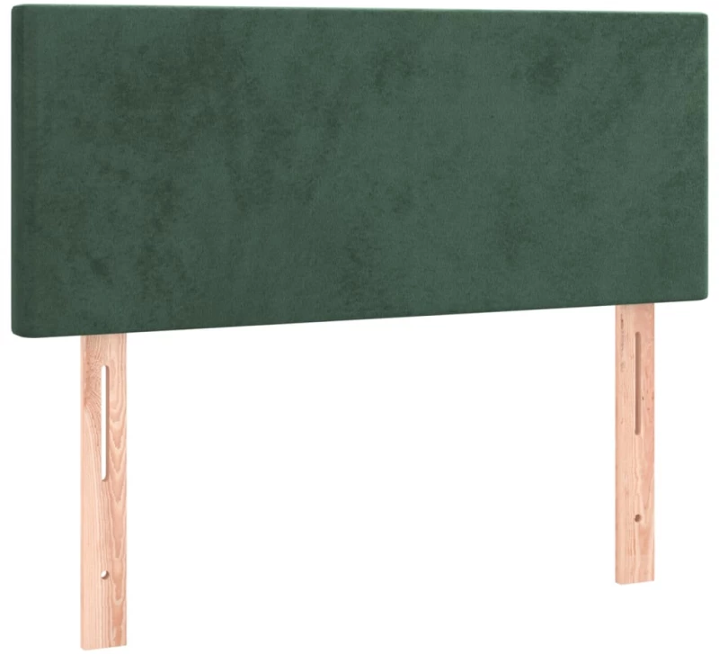 ΚΡΕΒΑΤΙ BOXSPRING ΜΕ ΣΤΡΩΜΑ ΣΚΟΥΡΟ ΠΡΑΣΙΝΟ 90X190 ΕΚ. ΒΕΛΟΥΔΙΝΟ 3141158