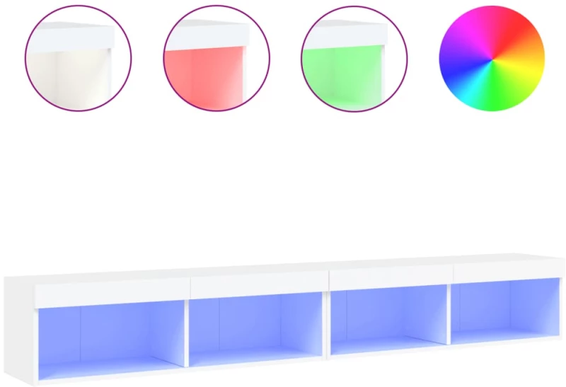 ΈΠΙΠΛΑ ΤΗΛΕΟΡΑΣΗΣ ΜΕ LED 2 ΤΕΜ. ΛΕΥΚΑ 100 X 30 X 30 ΕΚ. 837156