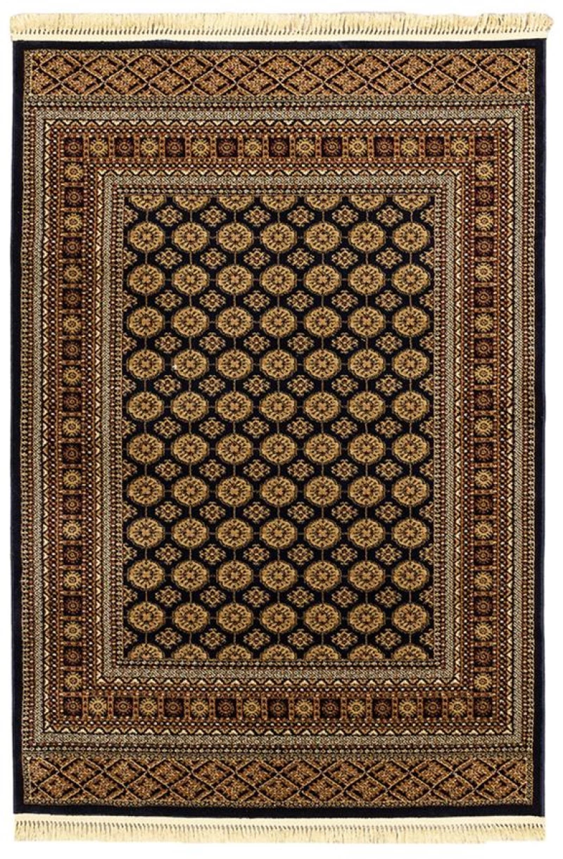 Χαλί μηχανής Persia 7838 Blue με κρόσσι New Plan 133x190