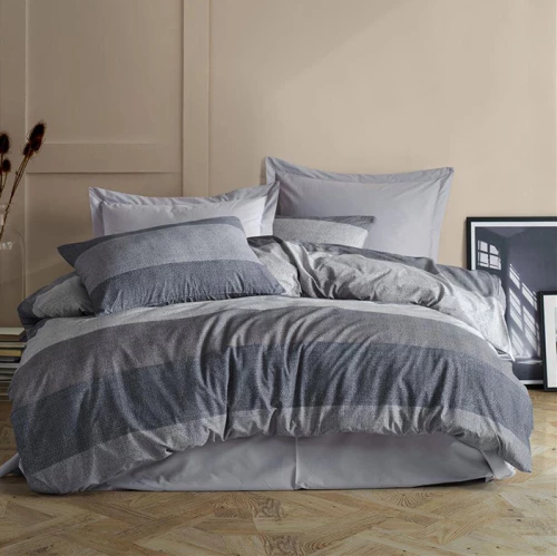 Σετ Σεντόνια Μονά 3τμχ (160x240) Νεφέλη 342 Grey Dimcol