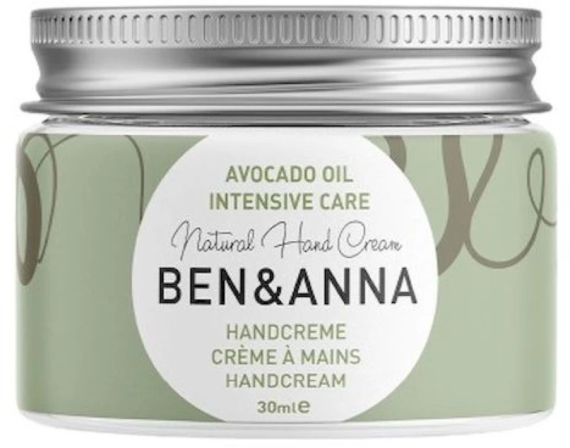 Ενυδατική Κρέμα Χεριών Ben + Anna 30ml Avocado Oil