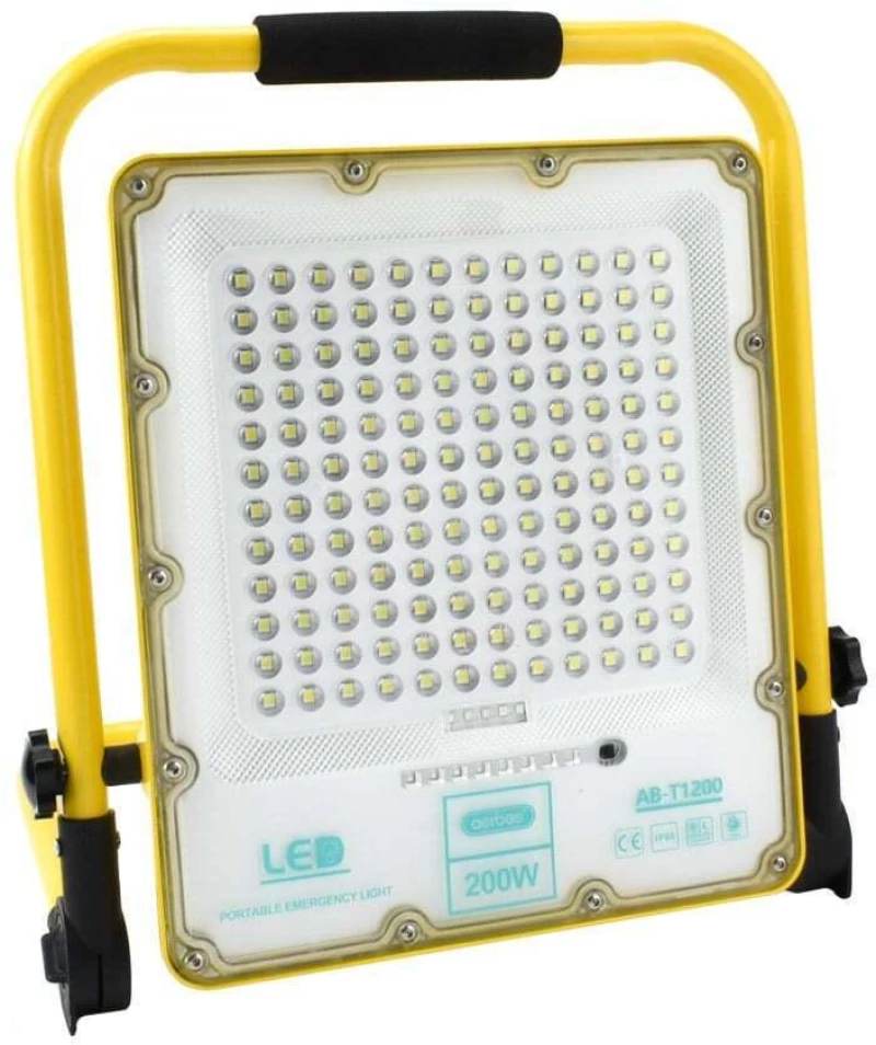 Στεγανός Προβολέας IP66 Ισχύος 200W με Ψυχρό Λευκό Φως AB-T1200